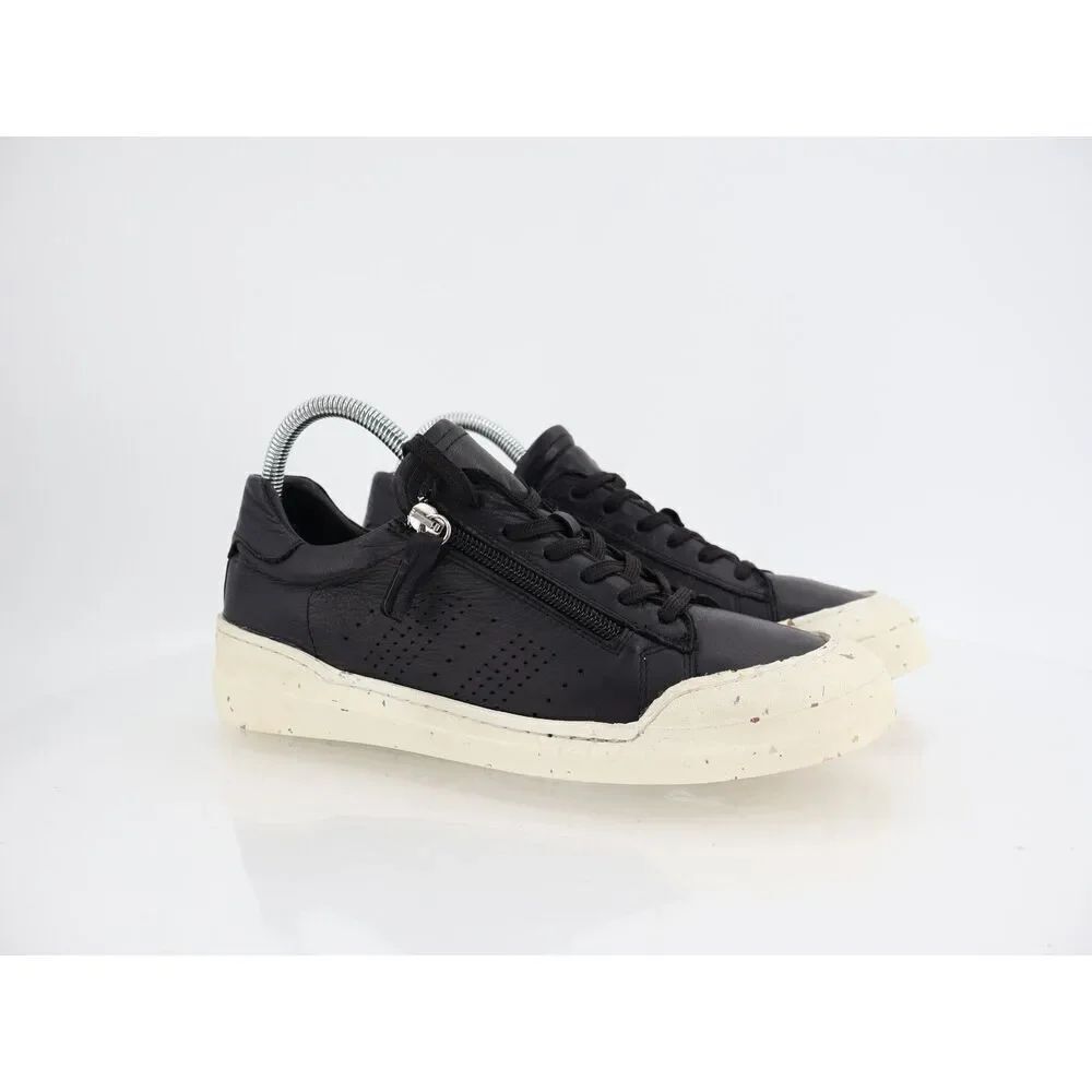 Spring Step Women's Rantana Fashion Sneakers Size 40 9 Black Leather Lace Up